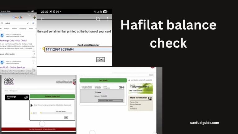 Hafilat Balance Check
