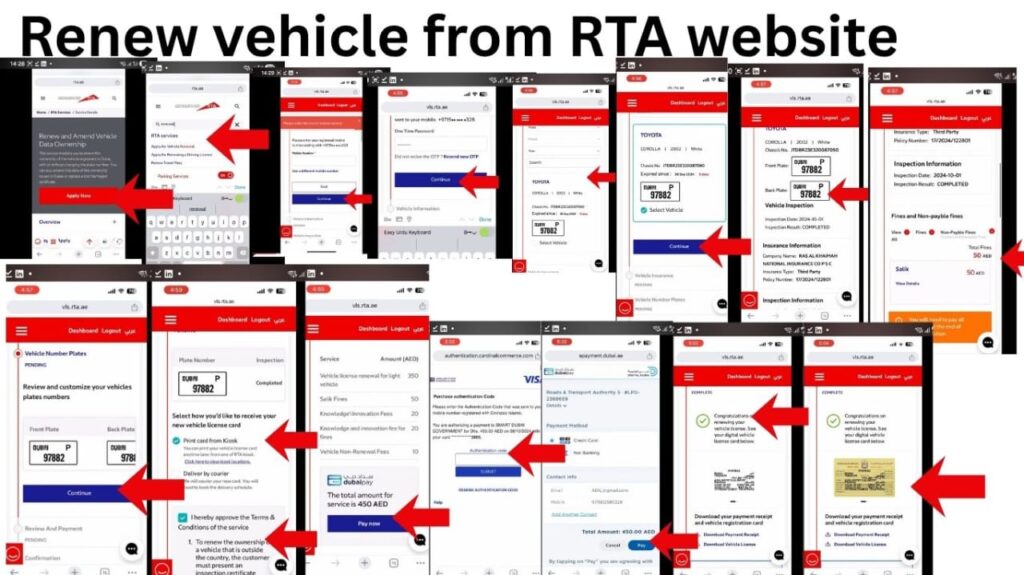 Step-by-Step Online Renewal Process