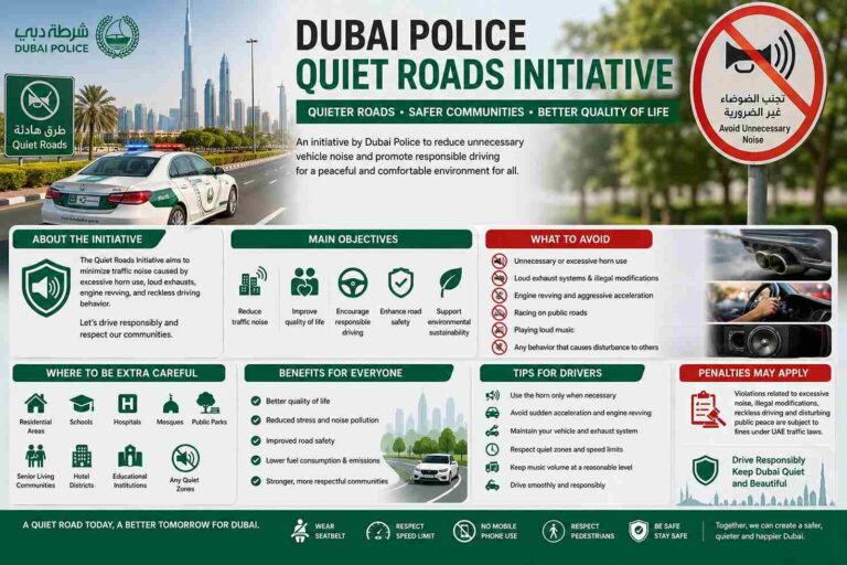 Dubai Police Quiet Roads Initiative