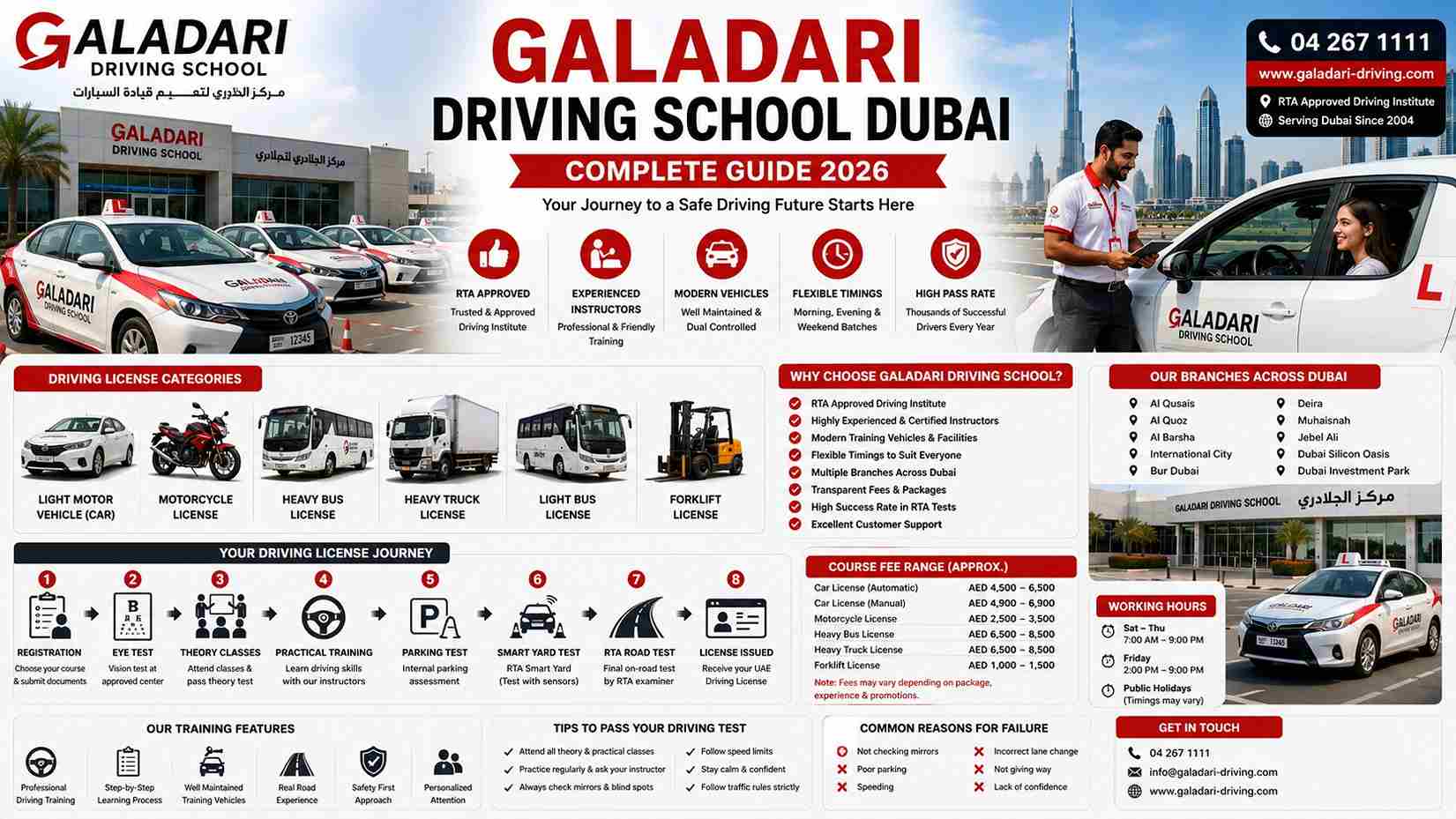 Galadari Driving School Dubai